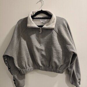 Juicy Couture Crop Fleece Lined Turtleneck